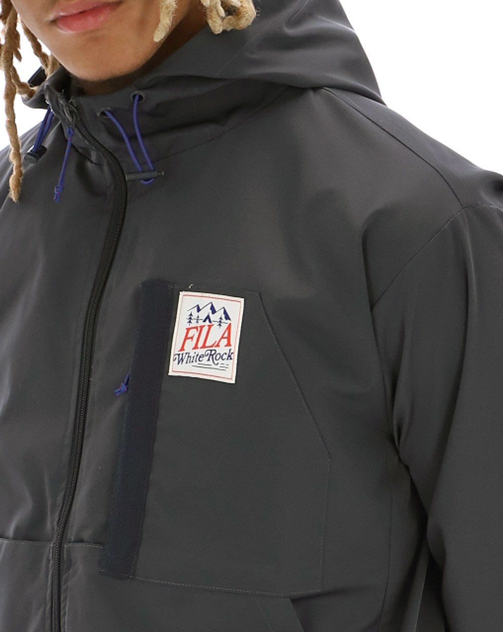 Fila White Rock Zane Windbreaker Ebony