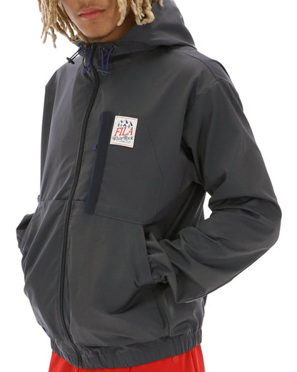 Fila White Rock Zane Windbreaker Ebony