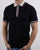 Gabicci Vintage Croxted Knitted Polo Shirt Navy