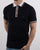 Gabicci Vintage Croxted Knitted Polo Shirt Navy