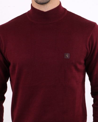 Gabicci Vintage Duke Turtle Neck Cabernet
