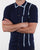 Gabicci Vintage Enquirer Short Sleeve Cardigan Surf Blue
