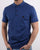Gabicci Vintage Jackson Knitted Polo Blue