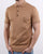 Gabicci Vintage Jackson Knitted Polo Light Brown