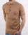 Gabicci Vintage Jackson Knitted Polo Light Brown