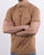 Gabicci Vintage Jackson Knitted Polo Light Brown