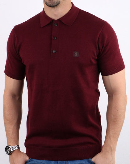 Gabicci Vintage Jackson Polo Deep Red