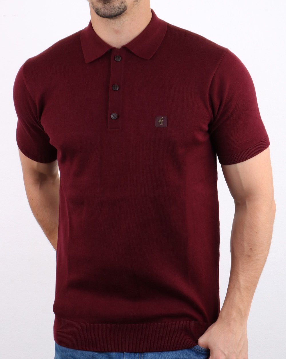 Gabicci Vintage Jackson Polo Deep Red