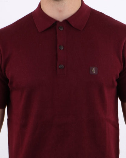 Gabicci Vintage Jackson Polo Deep Red