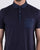 Gabicci Vintage Kemble Woven Print Polo Navy
