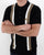 Gabicci Vintage Knitted Polo Black - Dual stripe