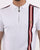 Gabicci Vintage Langton Zip Neck Knitted Polo White