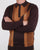 Gabicci Vintage Texas Long Sleeve Polo Espresso