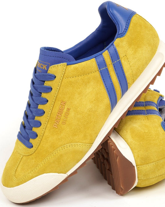 Patrick Patrick Dijon Trainers Yellow / Royal Blue