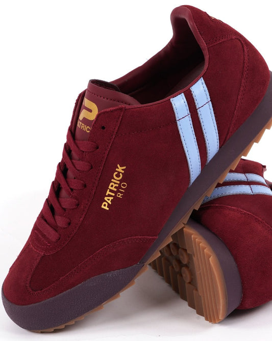 Patrick Patrick Rio Trainers Claret/Sky