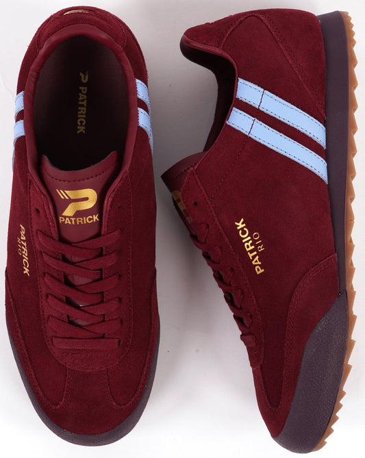 Patrick Patrick Rio Trainers Claret/Sky