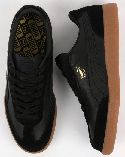 Puma Liga Leather Trainers Black