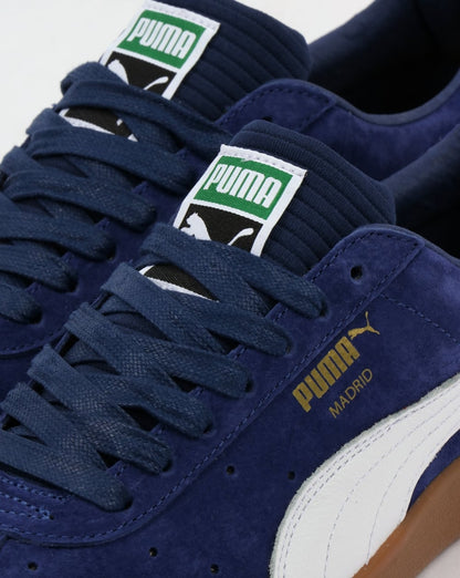 Puma Madrid Lux Trainers Blue Depth/White