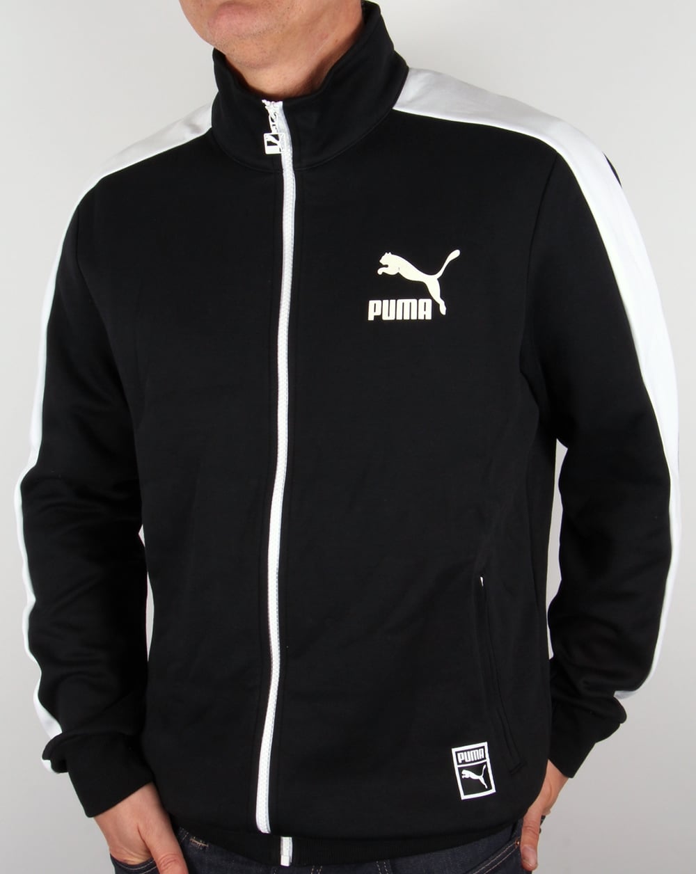Puma T7 Track Top Black/white