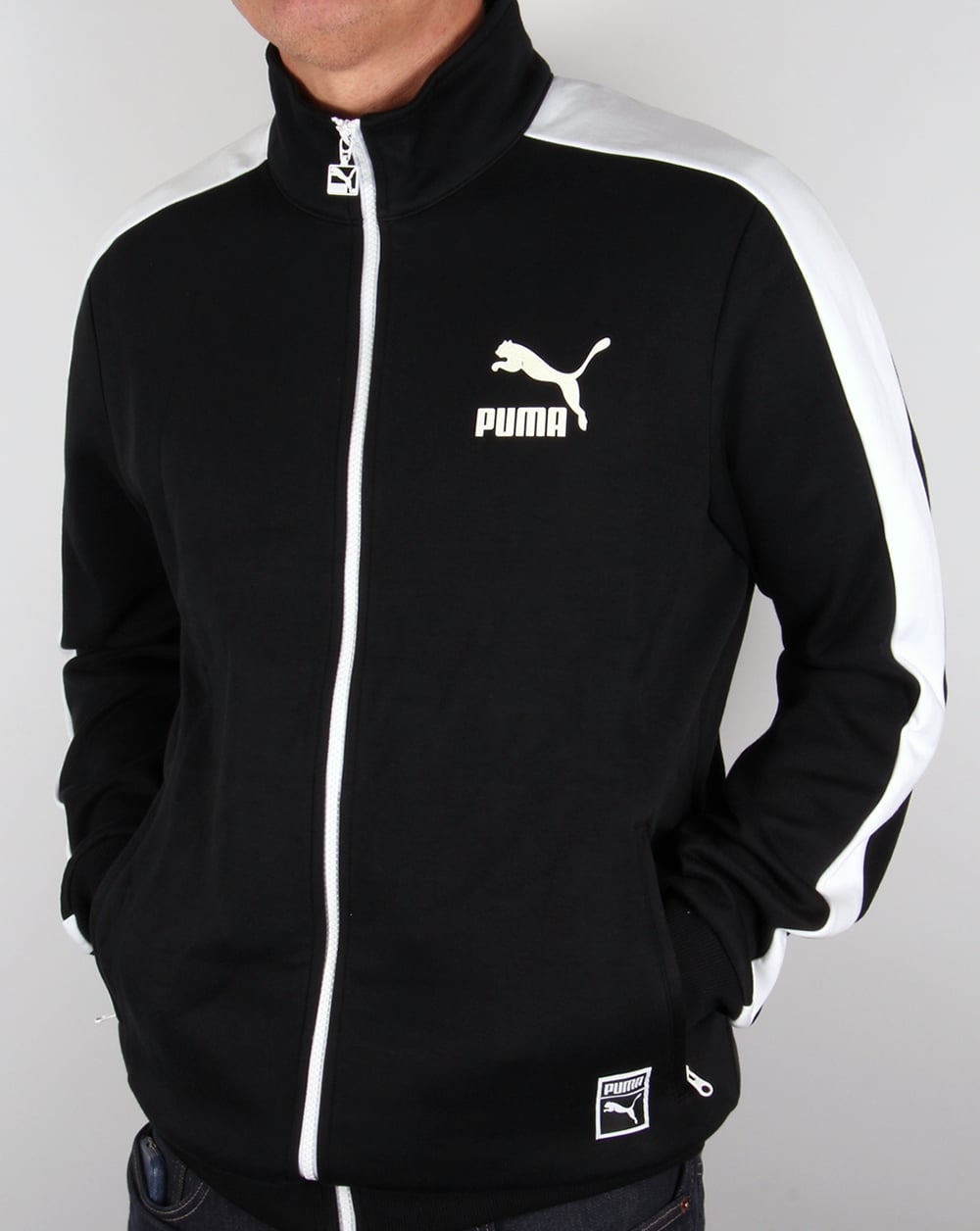 Puma T7 Track Top Black/white