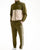 Sergio Tacchini 2 Stripe Track Pants Dark Olive White