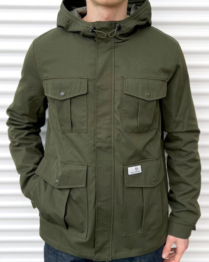 Sergio Tacchini 4 Pocket Jacket Dark Olive