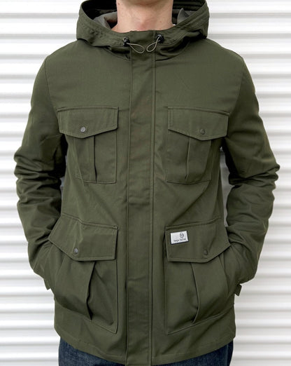 Sergio Tacchini 4 Pocket Jacket Dark Olive