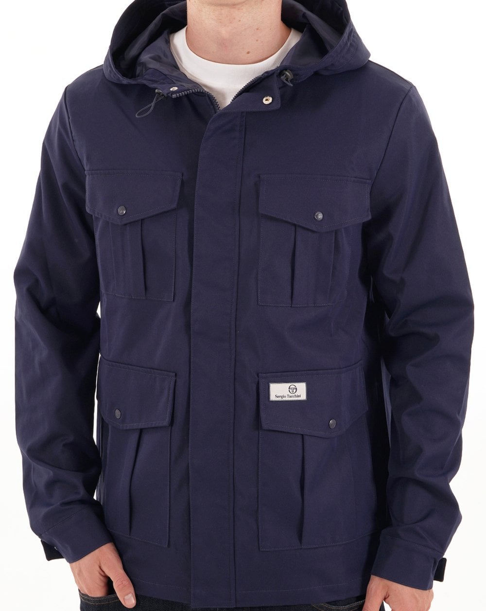 Sergio Tacchini 4 Pocket Jacket Navy Blue