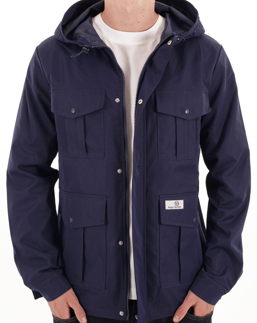 Sergio Tacchini 4 Pocket Jacket Navy Blue