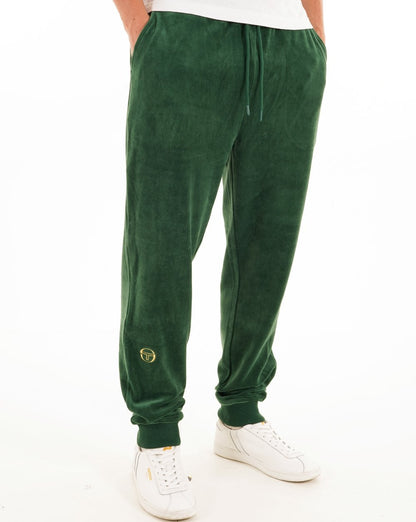 Sergio Tacchini Classic Velour Track Pants Green
