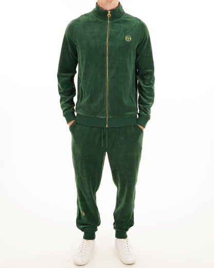 Sergio Tacchini Classic Velour Track Pants Green