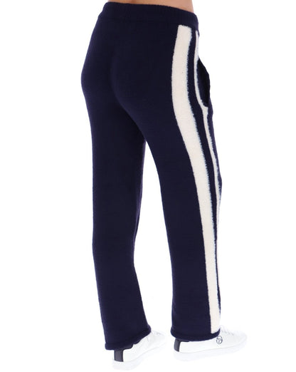Sergio Tacchini Donatella Track Pants Navy Blue/Gardenia