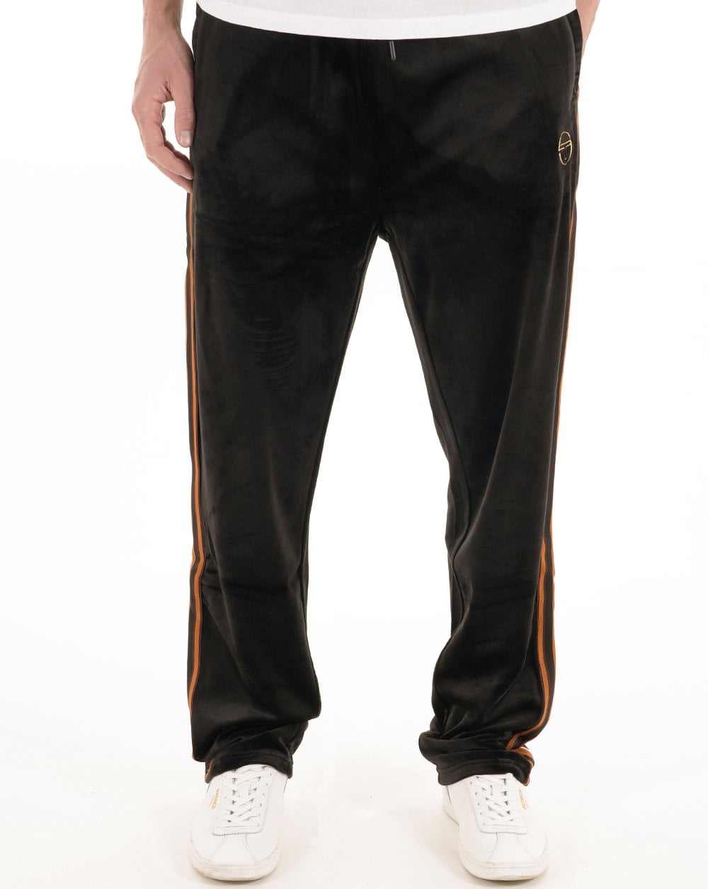 Sergio Tacchini Gabiano Velour Track Pants Black
