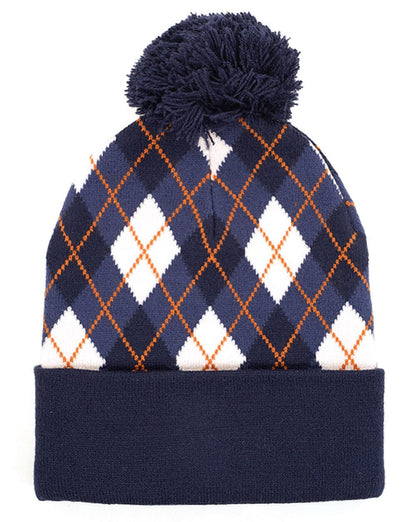 Sergio Tacchini Hamilton Bobble Beanie Navy Blue