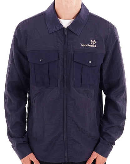 Sergio Tacchini Luciano Shacket Navy Blue