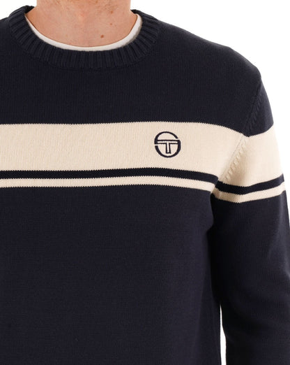 Sergio Tacchini Masters Crew Knit Navy