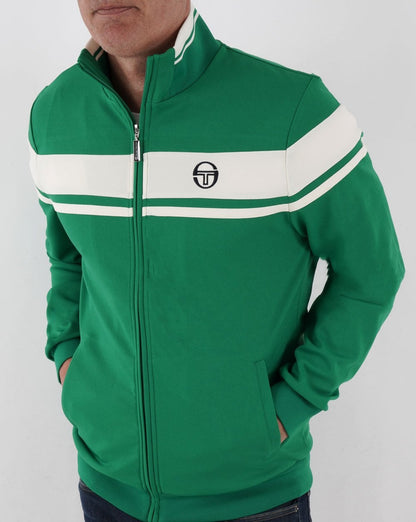 Sergio Tacchini Masters Track Top Green/White