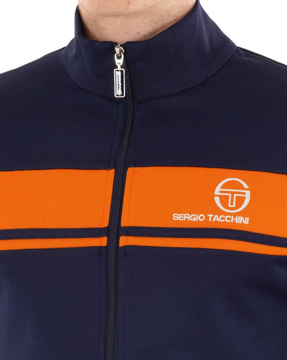 Sergio Tacchini Masters Track Top Navy Blue/Orange
