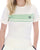 Sergio Tacchini Miss Masters Fitted Tee Gardenia/Green