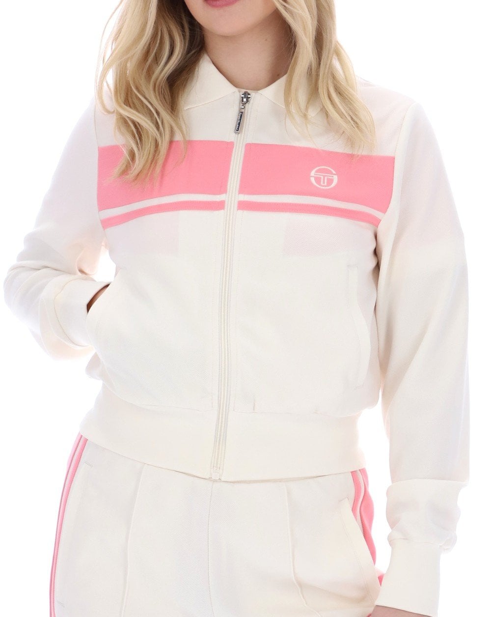 Sergio Tacchini Miss Masters Track Pants Gardenia/Pink