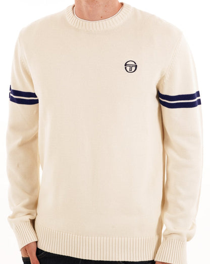 Sergio Tacchini New Orion Knit Jumper Gardenia