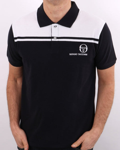 Sergio Tacchini New Young Line Polo Shirt Navy/White