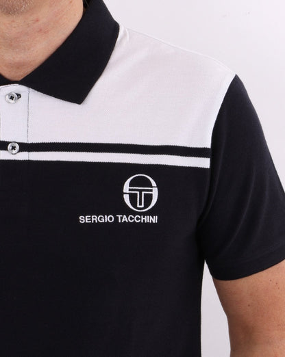 Sergio Tacchini New Young Line Polo Shirt Navy/White
