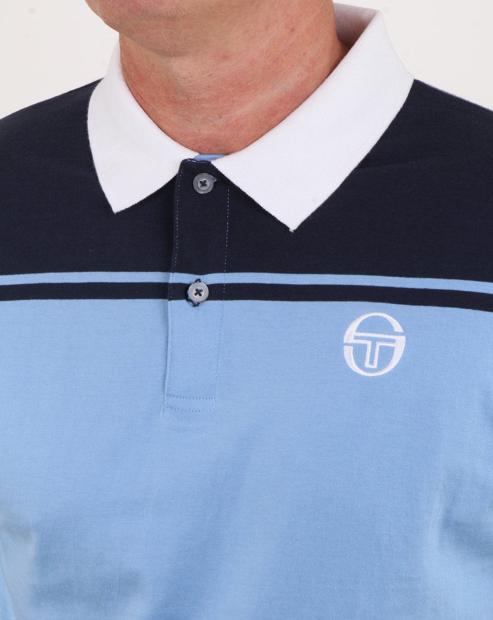 Sergio Tacchini New Young Line Polo Shirt Sky/navy