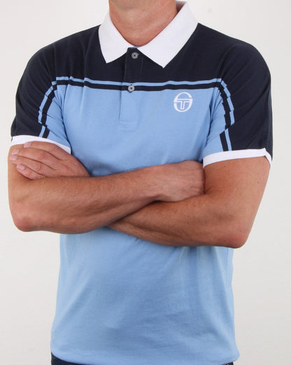 Sergio Tacchini New Young Line Polo Shirt Sky/navy