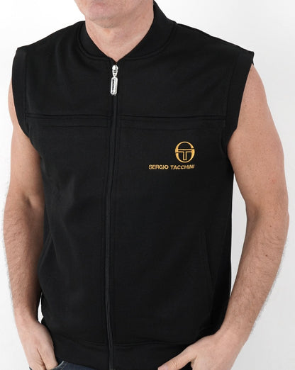 Sergio Tacchini New Young Line Sleeveless Track Black/Gold