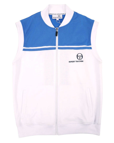 Sergio Tacchini New Young Line Sleeveless Zip White/Blue