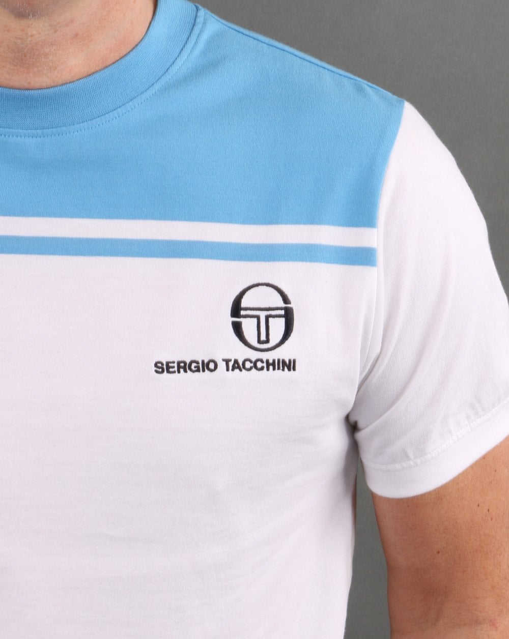 Sergio Tacchini New Young Line T Shirt White/Blue