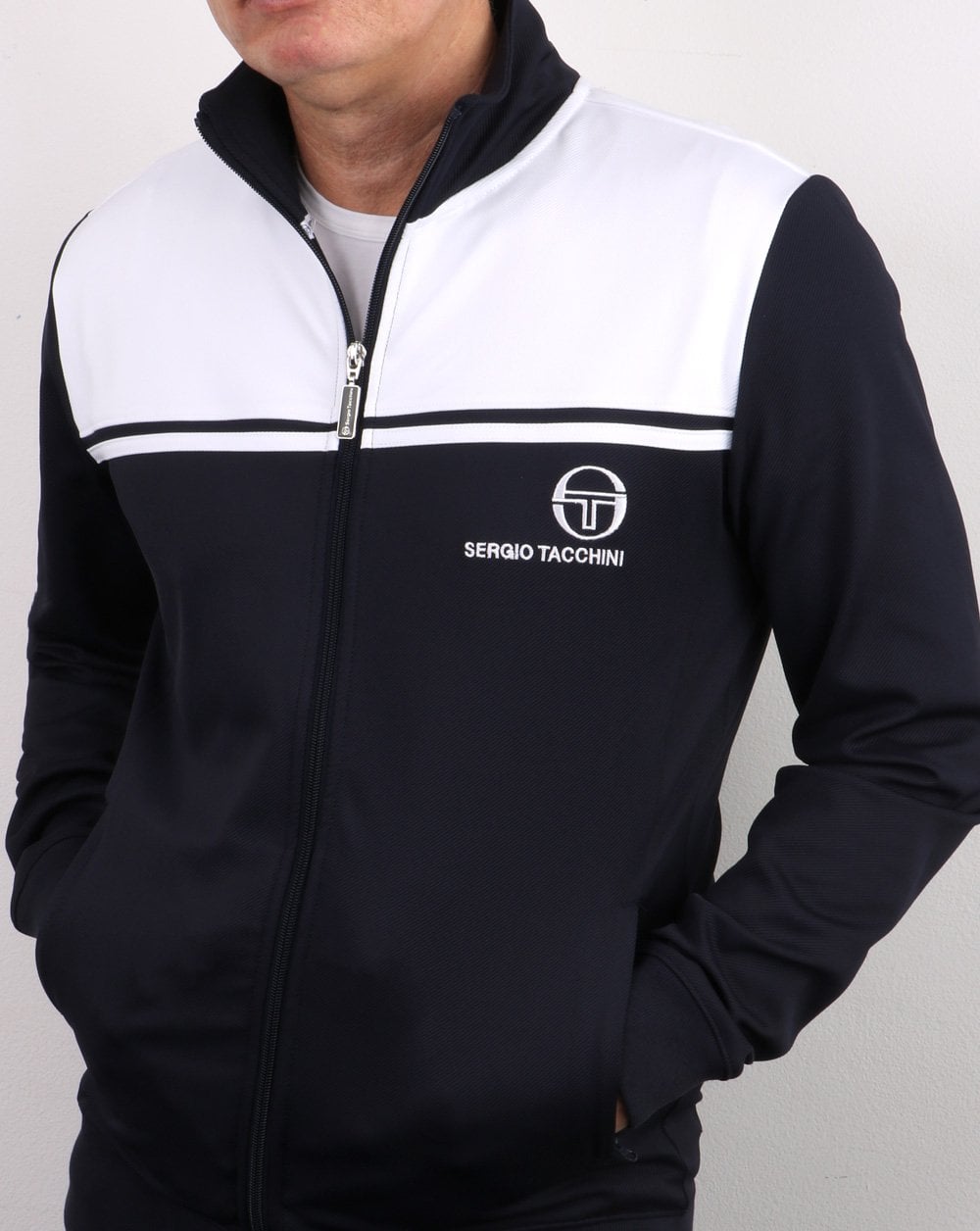 Sergio Tacchini New Young Line Track Top Navy/White