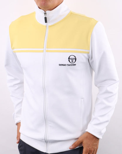 Sergio Tacchini New Young Line Track Top White/Lemon